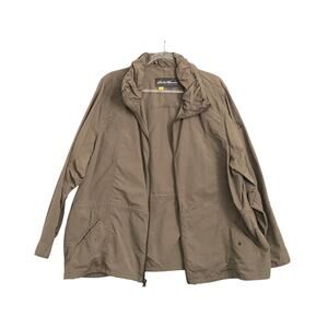 Eddie Bauer Women's Lightweight Tan Utility Jacket 3XL